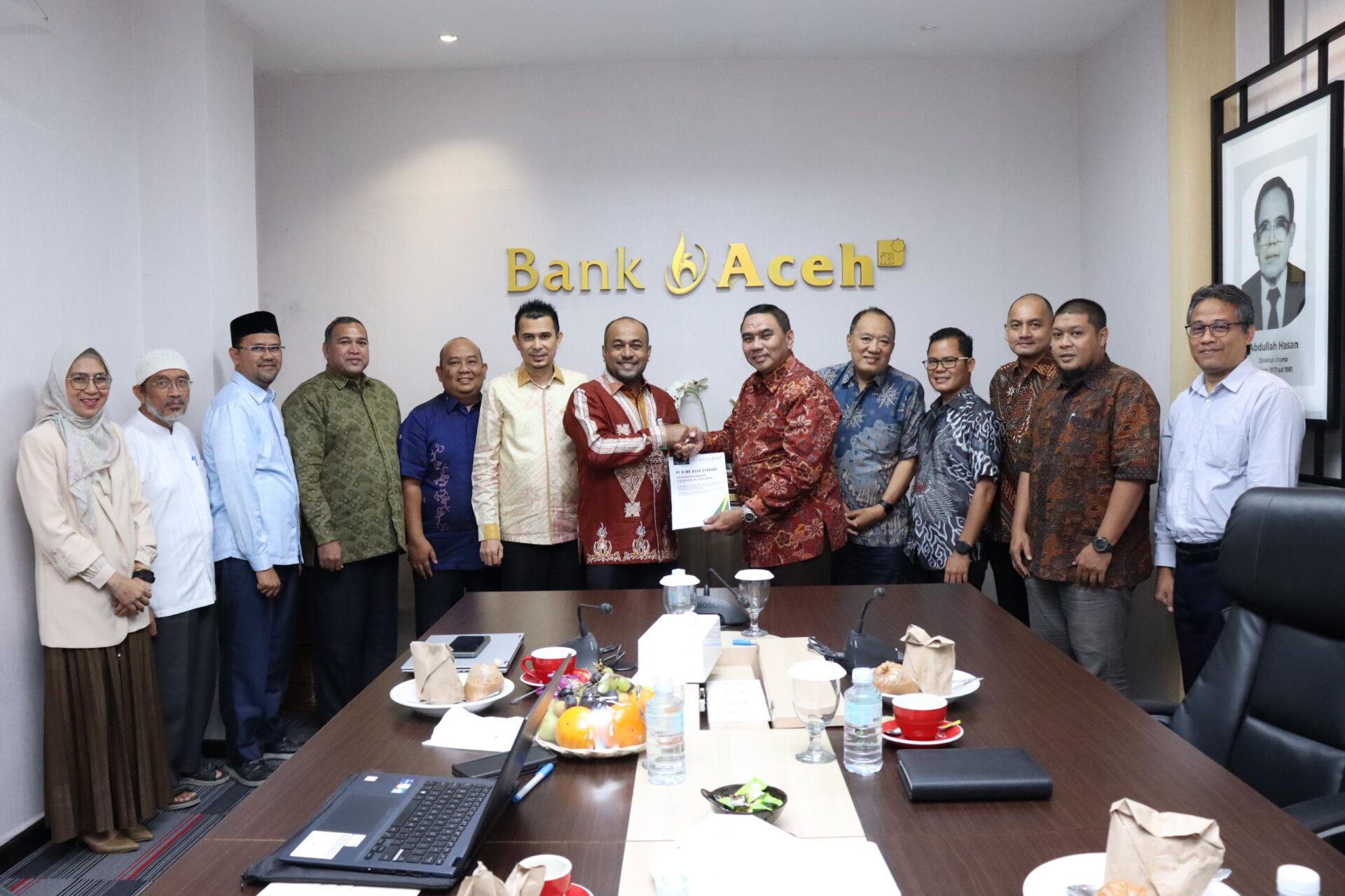 Jajaran manajemen PT Bank Aceh